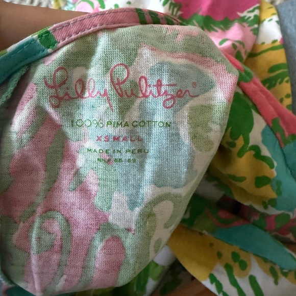 Lilly Pulitzer Palm Big Flirt Floral Maxi Dress XS - Picture 7 of 12